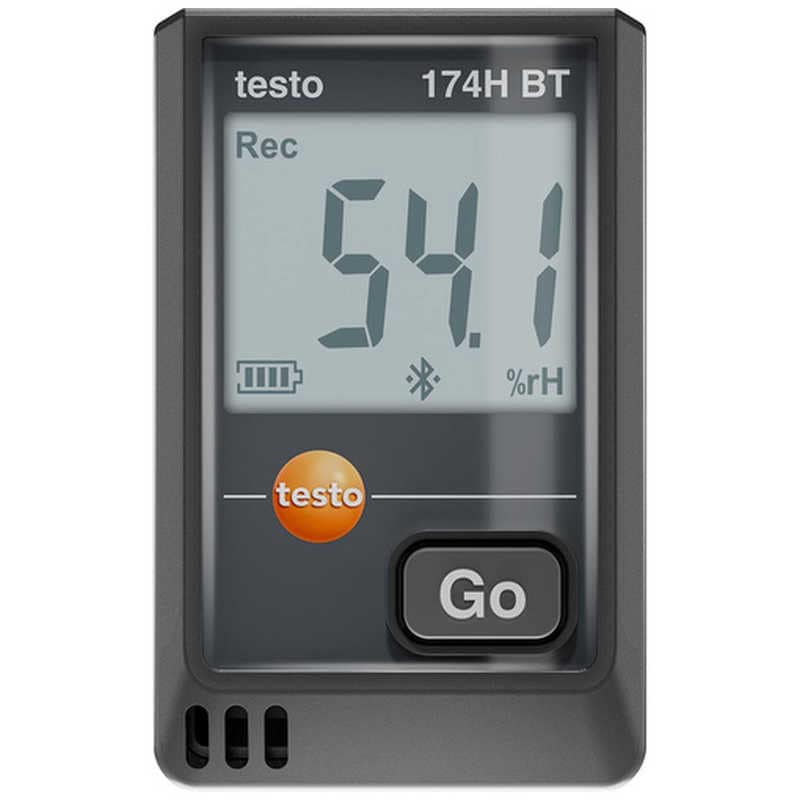 テストー　温湿度データロガー(Bluetooth) testo 174H BT 黒　572174302