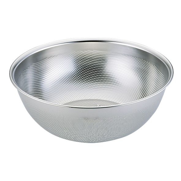 （まとめ買い）三宝産業 UK18-8パンチングHACCP深型パンチボール（ボールザル/深型）18cm [x3]