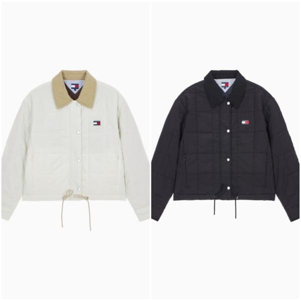 女性クロップキルティングジャケット T32G0WJC10TWL1 TOMMY JEANS