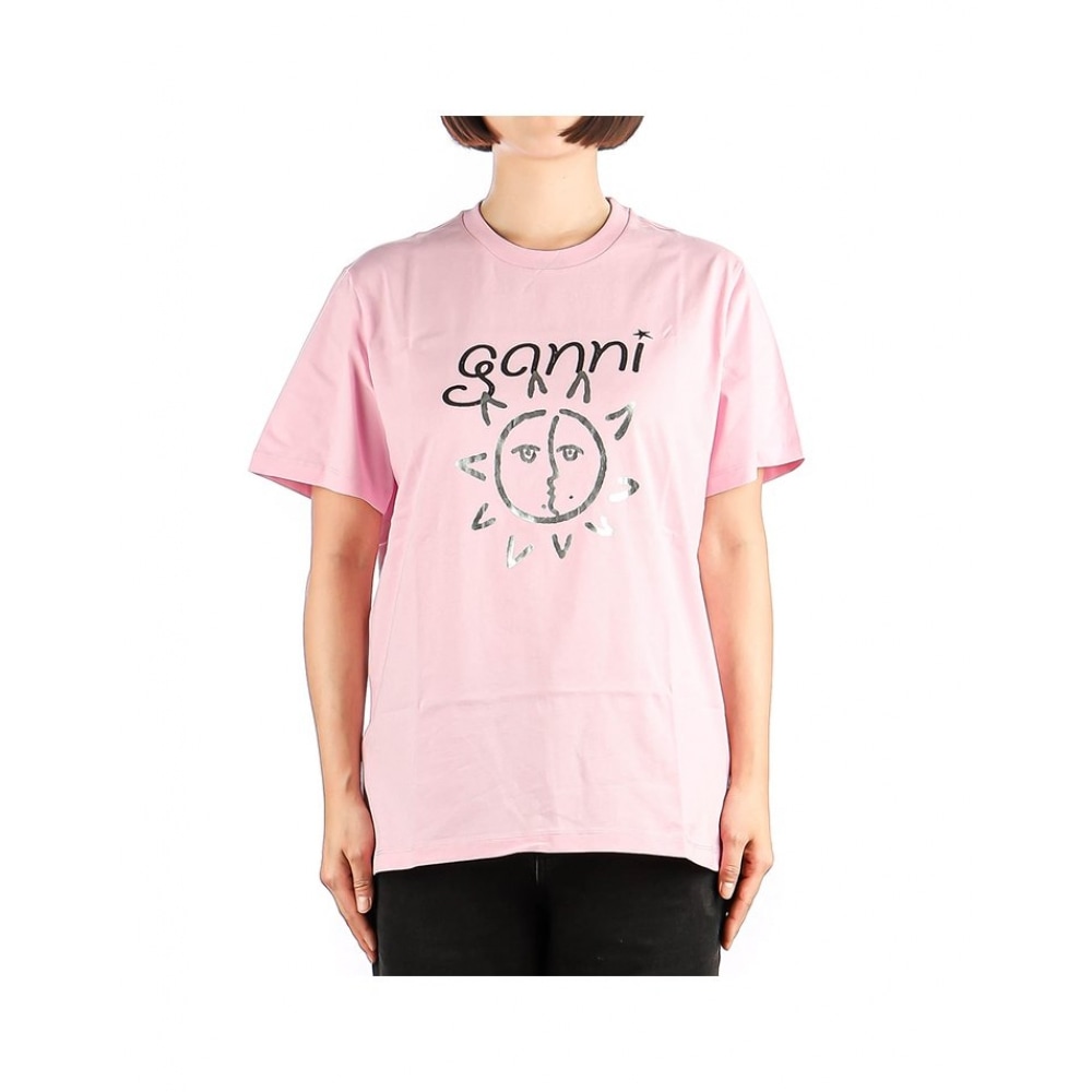 ガニ 24SS レディースショートスリーブ T シャツ