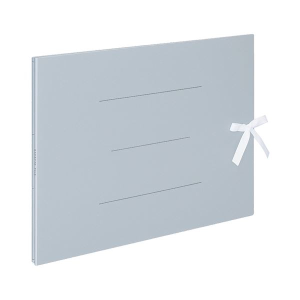 コクヨ ガバットファイル(紙製)A3ヨコ(ひも付き) 1000枚収容 背幅13~113mm 青 フ-H948B 1セット(10冊)