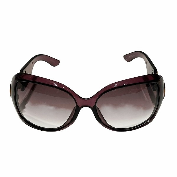 グッチ 2991/F/S ロゴ バンブー パープル系 サングラス レディース【中古】