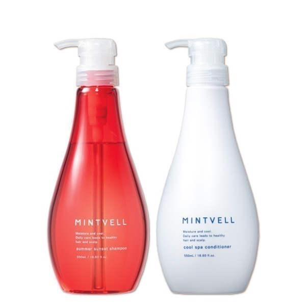ミントベル サマーサンセット シャンプー 550mL + クールスパコンディショナー 550mL セット