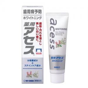 他サイト： 薬用アセス ホワイトニング 歯周病予防/ステインケア 【医薬部外品】 佐藤製薬 重曹 ハミガキ粉 90gの商品画像