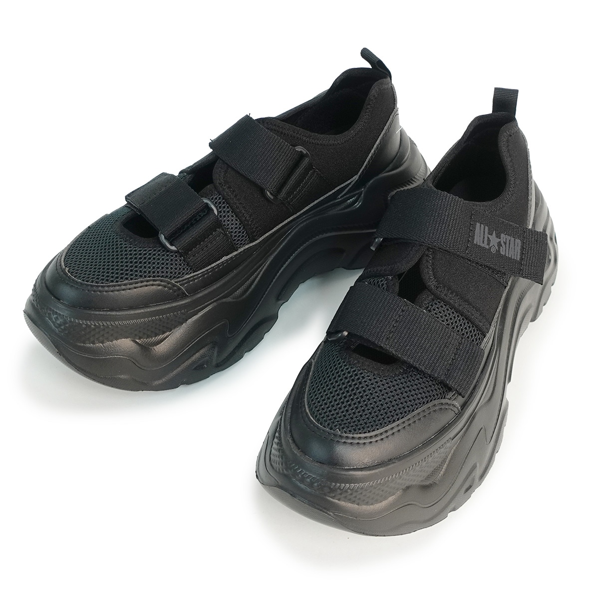 サンダル スニーカー 厚底 軽量 メンズ レディース オールスター シティハイク スニーカーサンダル ブラック ALL STAR CITYHIKE