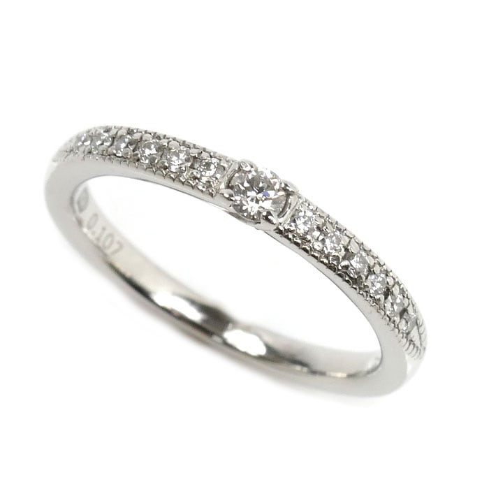 EXELCO エクセルコダイヤモンド Pt950プラチナ リング・指輪 ダイヤモンド0.107ct 5.5号 2.6g レディース 中古 美品 28,258円