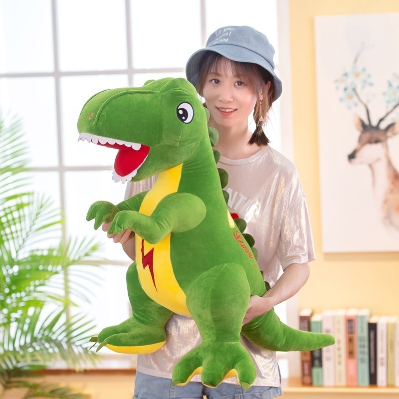 人気の恐竜ぬいぐるみティラノサウルスレックス人形枕子供男の子人形特大