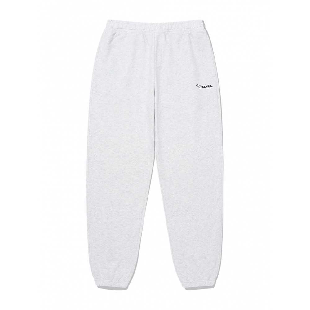 COVERNATアセンティックロゴスウェットジョーガーパンツヘッダーグレー