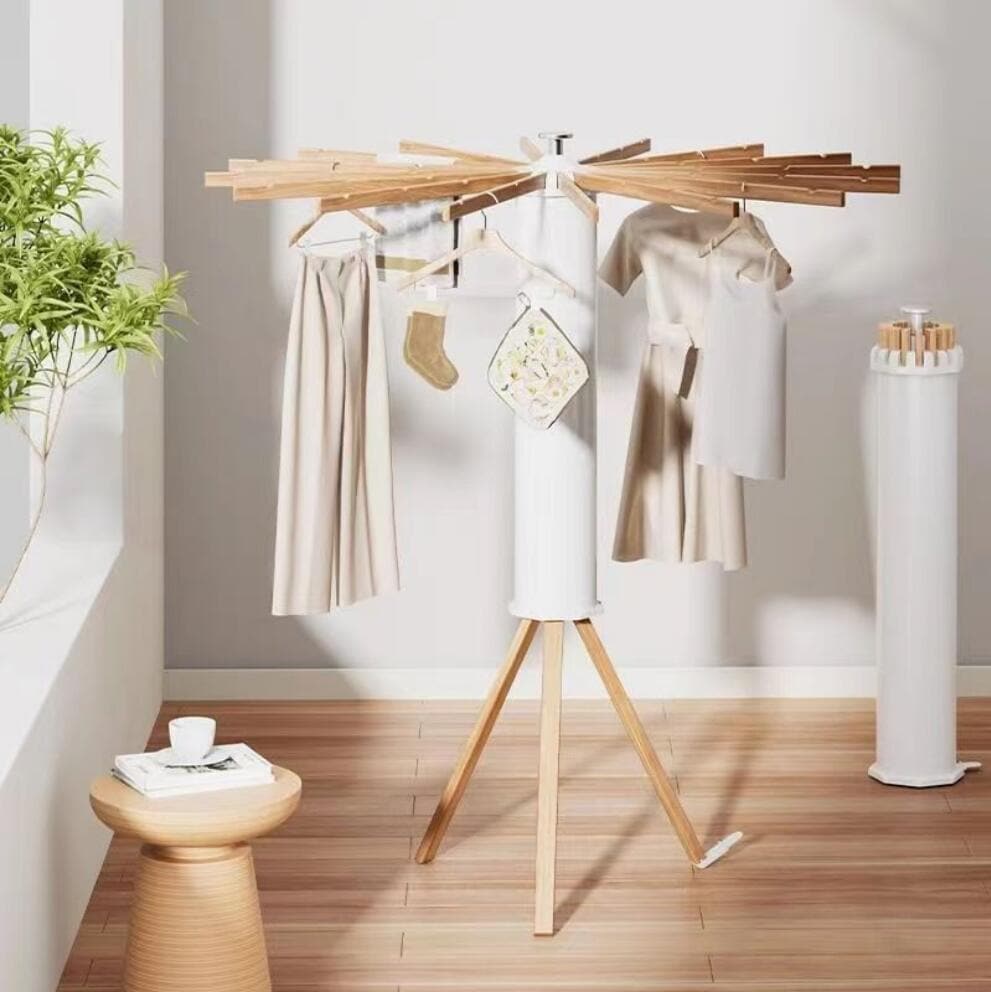 木製 北欧デザイン ベランダ物干し 花粉 梅雨 冬対策 時期 組立済 物干しスタンド 部屋干し ハンガー 一人暮らし 新生活 おしゃれ 北欧デザイン 花粉 梅雨 ホワイト 木製 ハンガーラック 5,185円