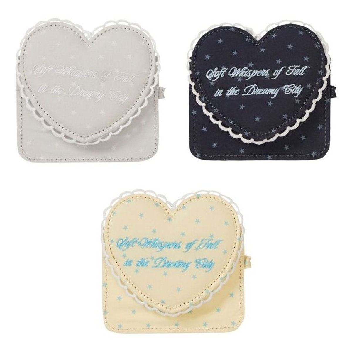 【ILLIGO】 Heart Frame Card Wallet 3色 正規品