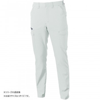 桑和 3478-08 カーゴパンツ Sサイズ シルバーグレー（22）