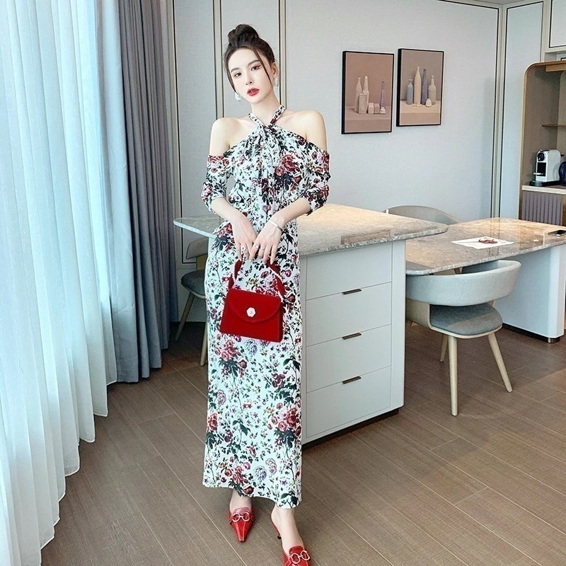 【JY.上品】 ドレス 夏 女性 キャミワンピース 花柄 フリル フォーマル パーティードレス キャバ 同窓会 結婚式 披露宴 卒業式 演奏会 二次会 発表会30%までに制限 6,237円