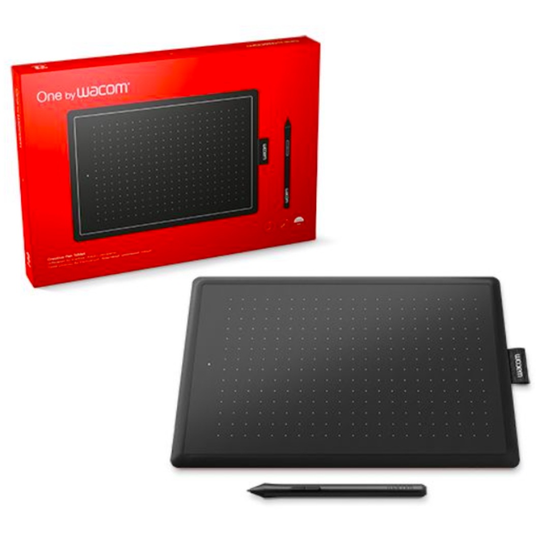ワコム ペンタブ One by Wacom Medium Chromebook 対応 ペン入力専用モデル Mサイズ CTL-672/K0-C
