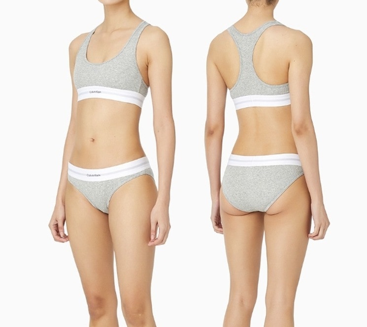 Modern Rib ブラレット &ショーツ (QF8018AD //QF8022AD )