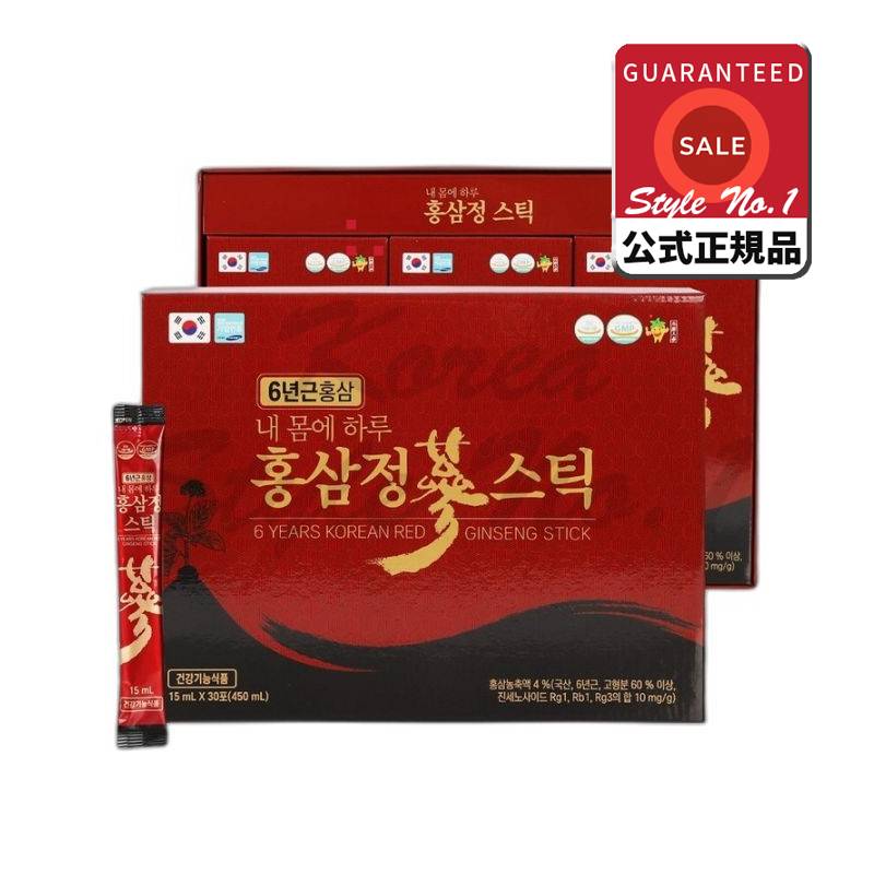 体に一日紅参精スティック450ml