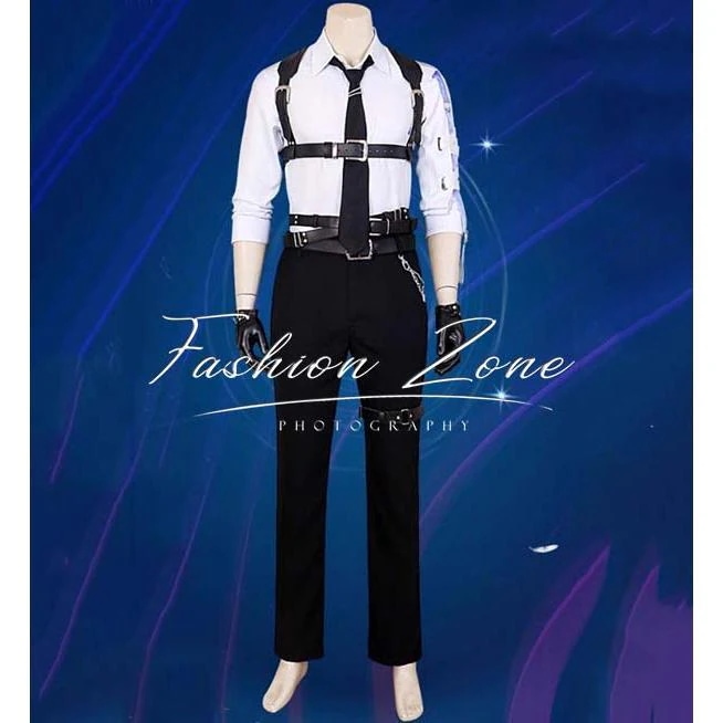 恋と深空 セイヤ / ホムラ風コスプレ衣装 全面封鎖デザイン cosplay 用 ハロウィン演出服・変装適