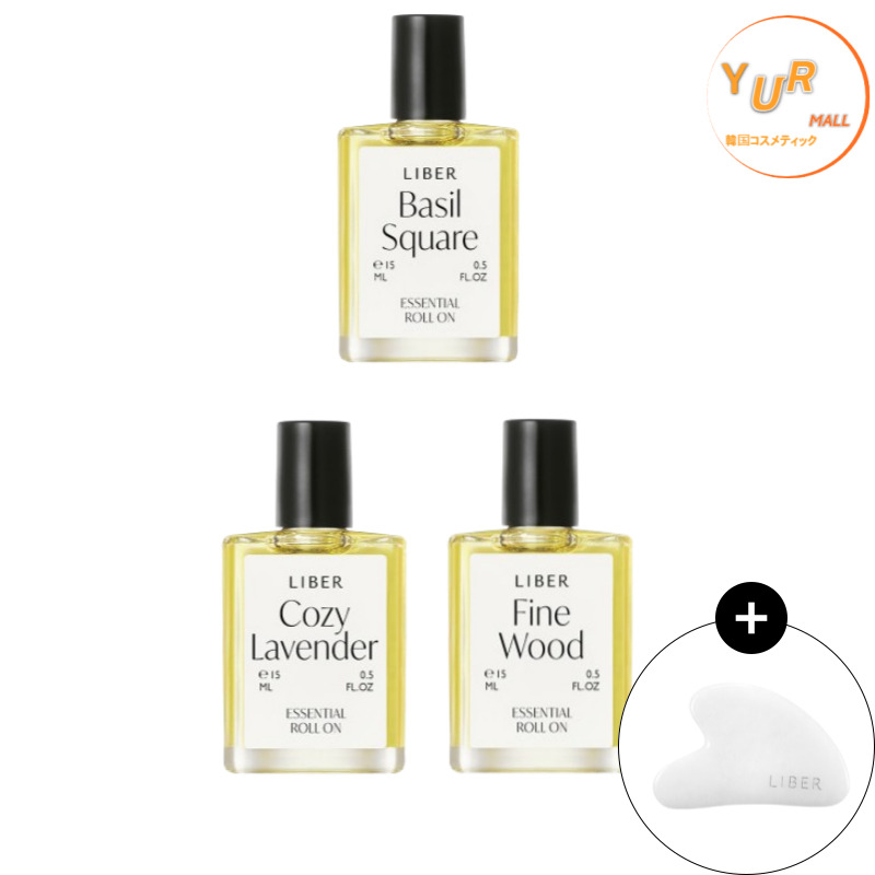 エッセンシャル アロマオイル ロールオン&エッセンシャル GUA SHA 3種択1