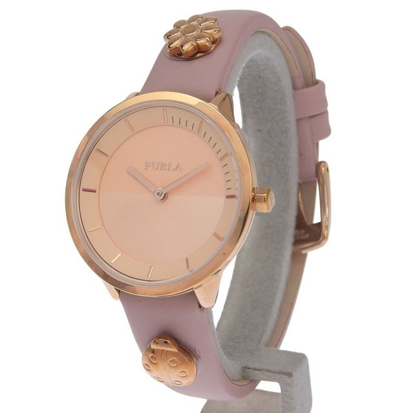 フルラ 腕時計 レディース GP×レザー ピンク PIN 31mm 2Ｈ RG DIAL PINK ST R4251112509 FURLA