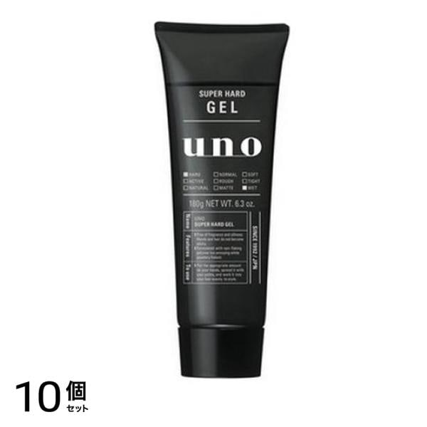 UNO(ウーノ) スーパーハードジェル 180g 10個セット