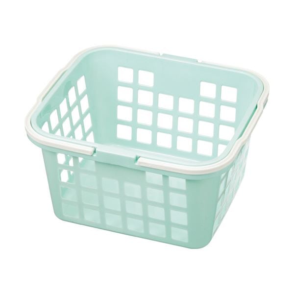 （まとめ）アサヒ化成 サンテール バスケット#28 ミントブルー K-0228 1個 [x50]