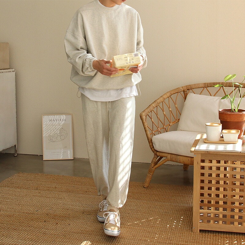 セットアップ メンズ 秋 スウェット トレンド スポーツ ワイド カップル 二点セット