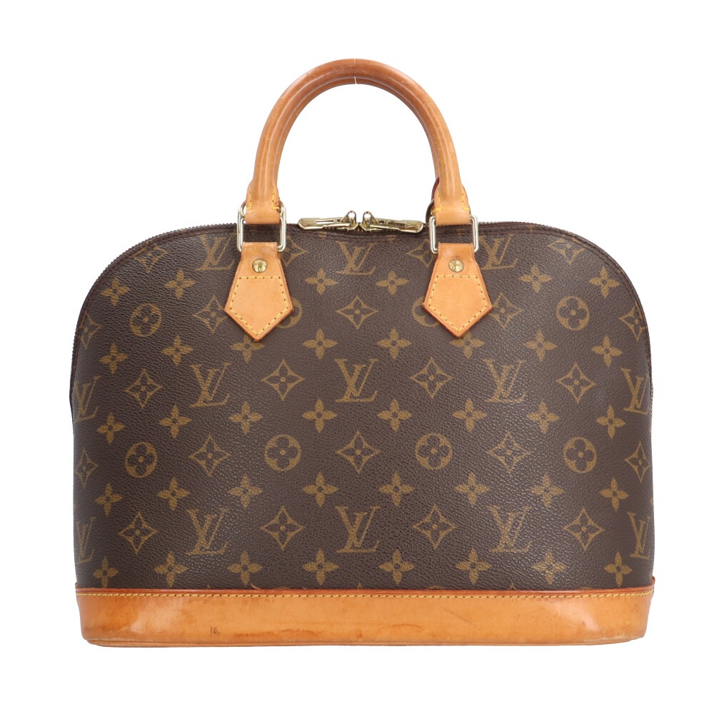 ルイヴィトン アルマ モノグラム ハンドバッグ モノグラムキャンバス M51130 ブラウン LOUIS VUITTON 中古