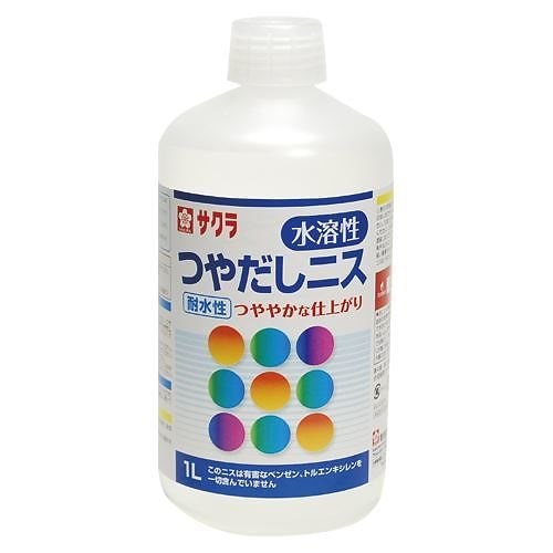 （まとめ買い）サクラクレパス つやだしニス1L KV1000N 00006459 [x3]