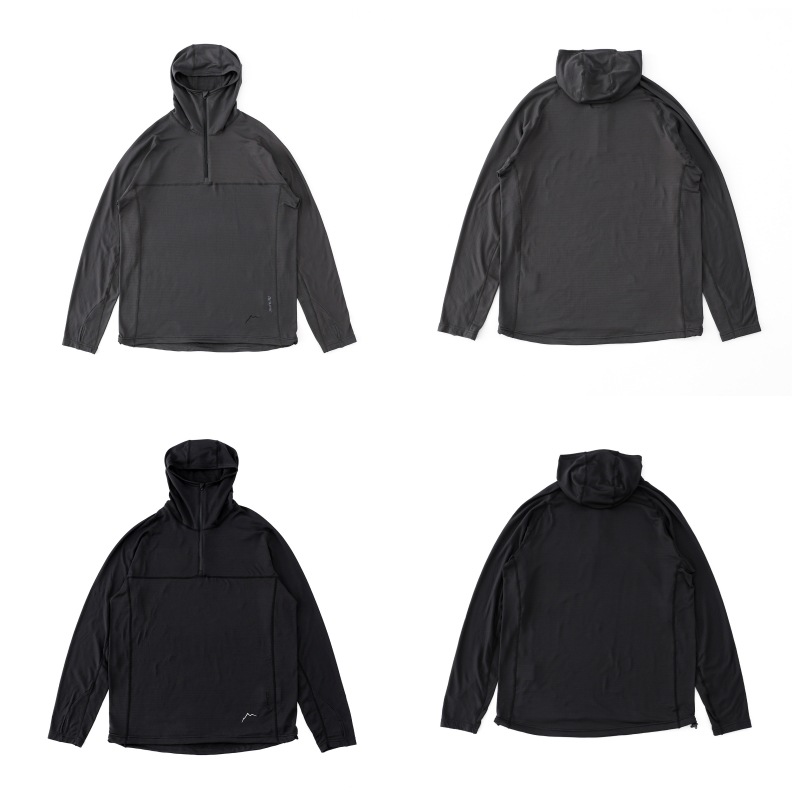 【CAYL】 25FW LIGHT POWERGRID HALFZIP : 2COLORS