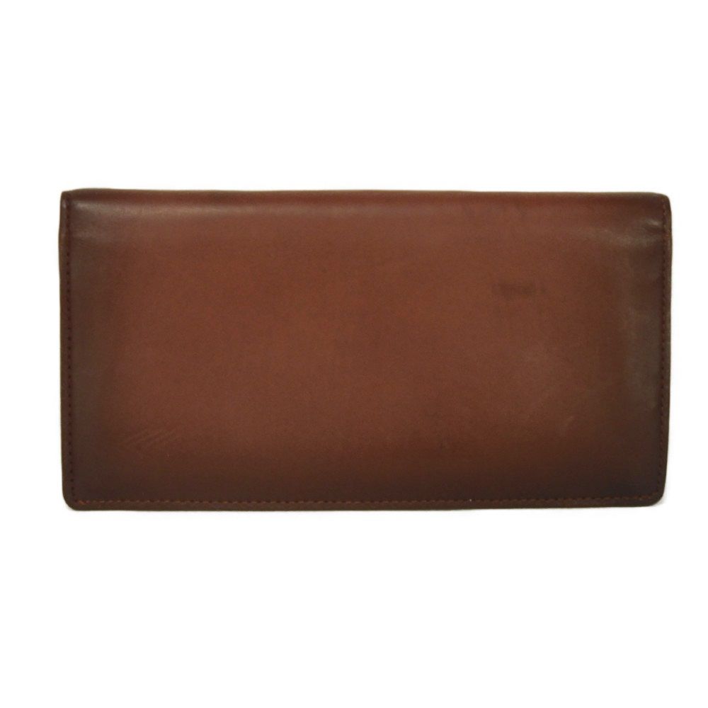 【中古】 長財布 新型 Vマーク Vロゴ 二つ折り ブラウン ポルトフォイユ ブラザ キュイール・オンブレ M61195 27,360円