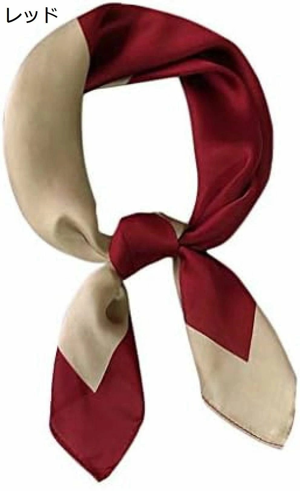 【20%OFFクーポン～】ファッションマルベリースカーフの女性の小さなスクエアスカーフ文芸カラーマッチングスカーフシンプルなヘッドスカーフ