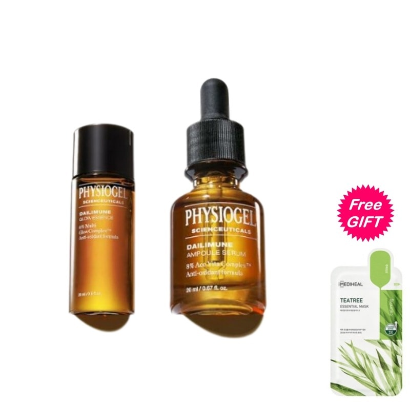 サイオン スティカルズ デイリーミューン アンプル セラム 20ml+グローエッセンス 20ml 韓国人気 + Free OMAKE(メディヒール マスクパック)