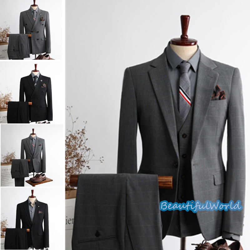 スーツ メンズ 2ピーススーツ　おしゃれ スーツセットアップ ビジネススーツ チェック柄 スリム カジュアルスーツ フォーマルスーツ 洗える 紳士服 面接 通勤