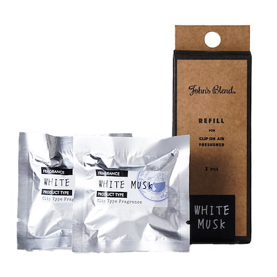 他サイト： 【本体は付属しません】ジョンズブレンド クリップオンエアーフレッシュナー用 詰め替えタブレット2個入り oa-jon-34 カーフレグランス Johns Blend アーベンの商品画像