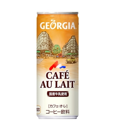 【2ケース】ジョージアカフェオレ 250g缶(30本入*2) 5,831円