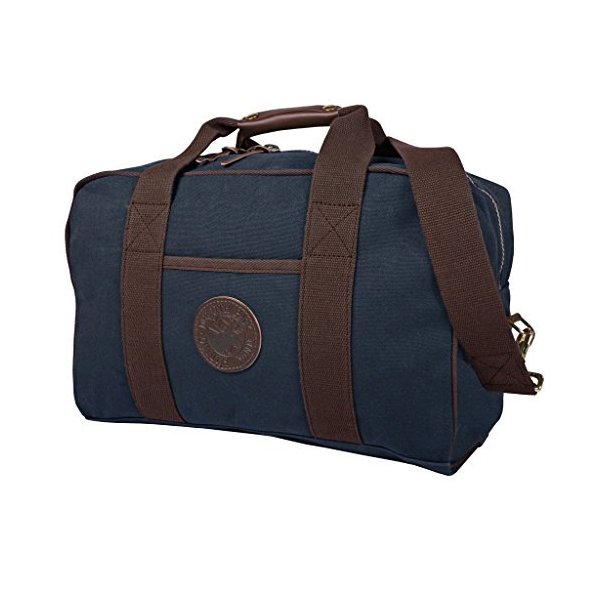 Duluth Pack Small Safari Duffel Bag， Navy， 11 x 18 x 9-Inch 並行輸入品