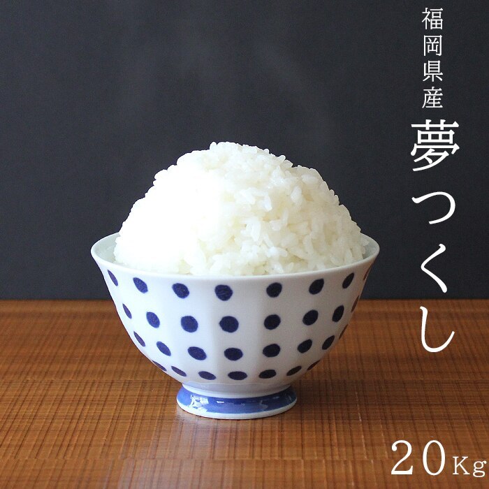 限定価格セール！ 米 お米 つきたて米 精米 小分け こめ 福岡県産 セット 5ｋｇｘ4袋 夢つくし 20kg 米