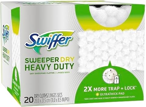 Swiffer Sweeper 高耐久ドライスイーピングクロス - 20枚 マルチカラー