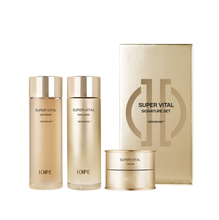 スーパーバイタルシグニチャー 3点セット(柔軟剤 80ml + 乳液 80ml + クリーム 30ml)