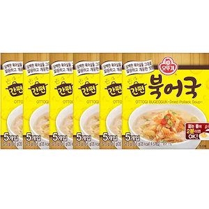 オットギ手軽干し明太のスープ プゴクッ 52.5g x 6 OTTOGI BUGEOT GUK DRIED POLLACK SOUP 52.5g x 6