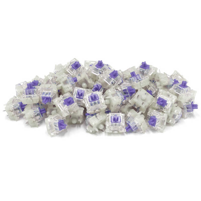 FILCO　キースイッチ CHERRY MX2A RGB 5ピン スイッチ70個セット 紫軸　FKSW70CH/MPU-R