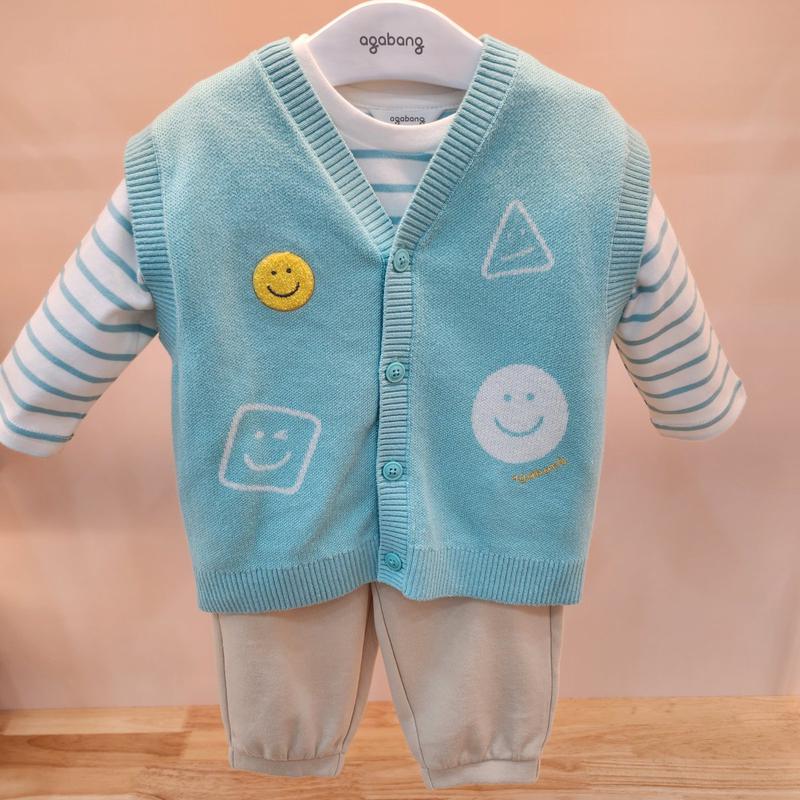 スマイルニットベスト3点セット01T123202_IC