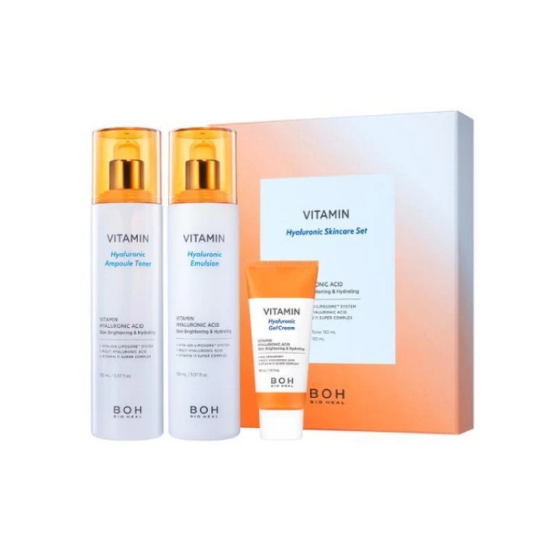 バイオヒルボ ビタミンヒアルロニックアンプルトナー 150mL&エマルジョン150mL企画(クリーム30mL贈呈)