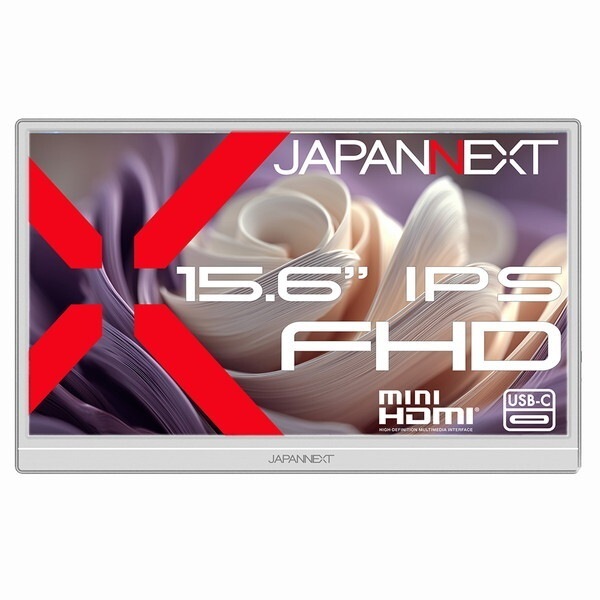 JAPANNEXT JN-MD-Ei156F2-W 15.6型 フルHD 液晶モニター