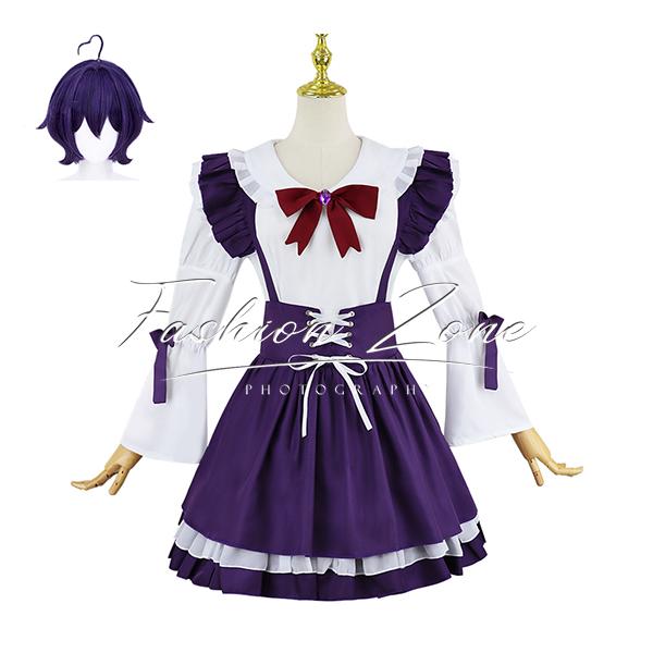 魔法少女にあこがれて 風 柊うてな メイド服 コスプレ衣装 ウィッグ cosplay ハロウィン 演出服 変装