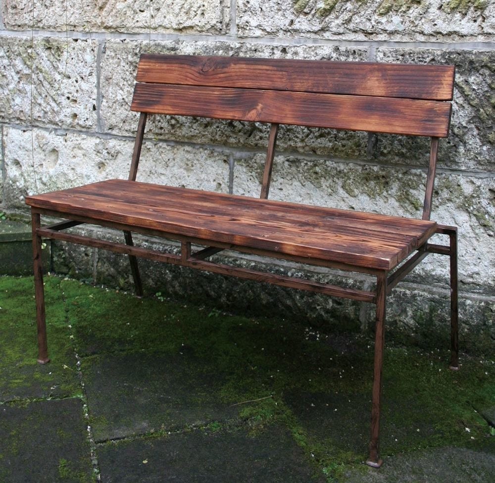 ジャービス商事　天然木無垢材　スクラップベンチB　34239　1脚　ベンチのみ　木製　アンティーク調 30,102円