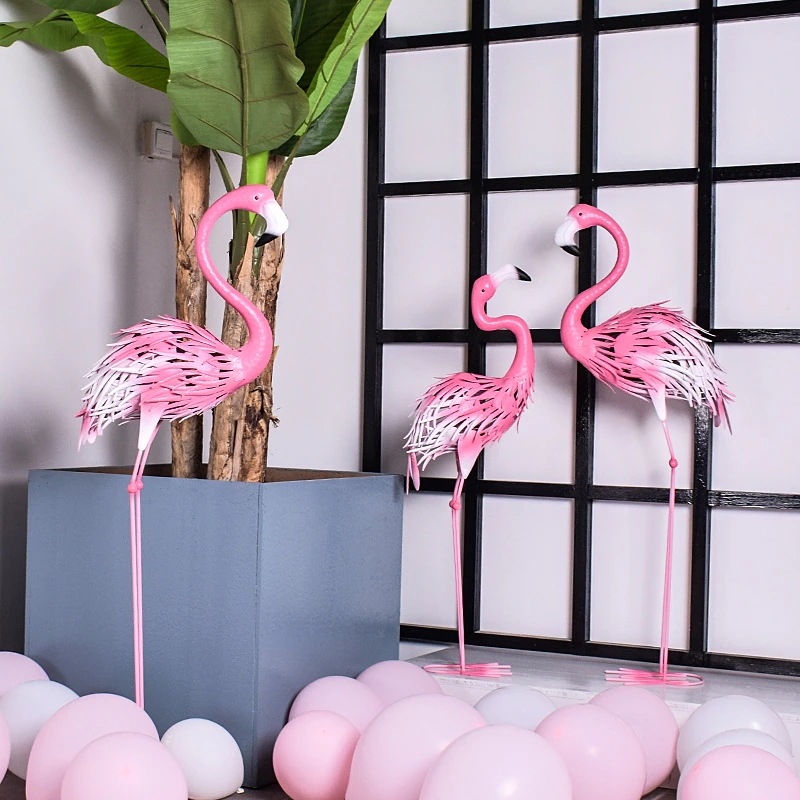 フラミンゴ オブジェ 3サイズ ディスプレイアイテム