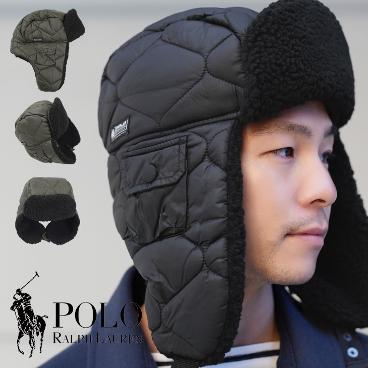 SHERPA LINED PUFFER ボアフライトハット