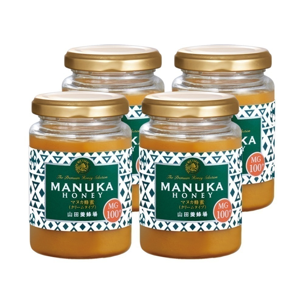 【山田養蜂場】 マヌカ蜂蜜 MG100+ (クリームタイプ) 200g 4本 敬老の日