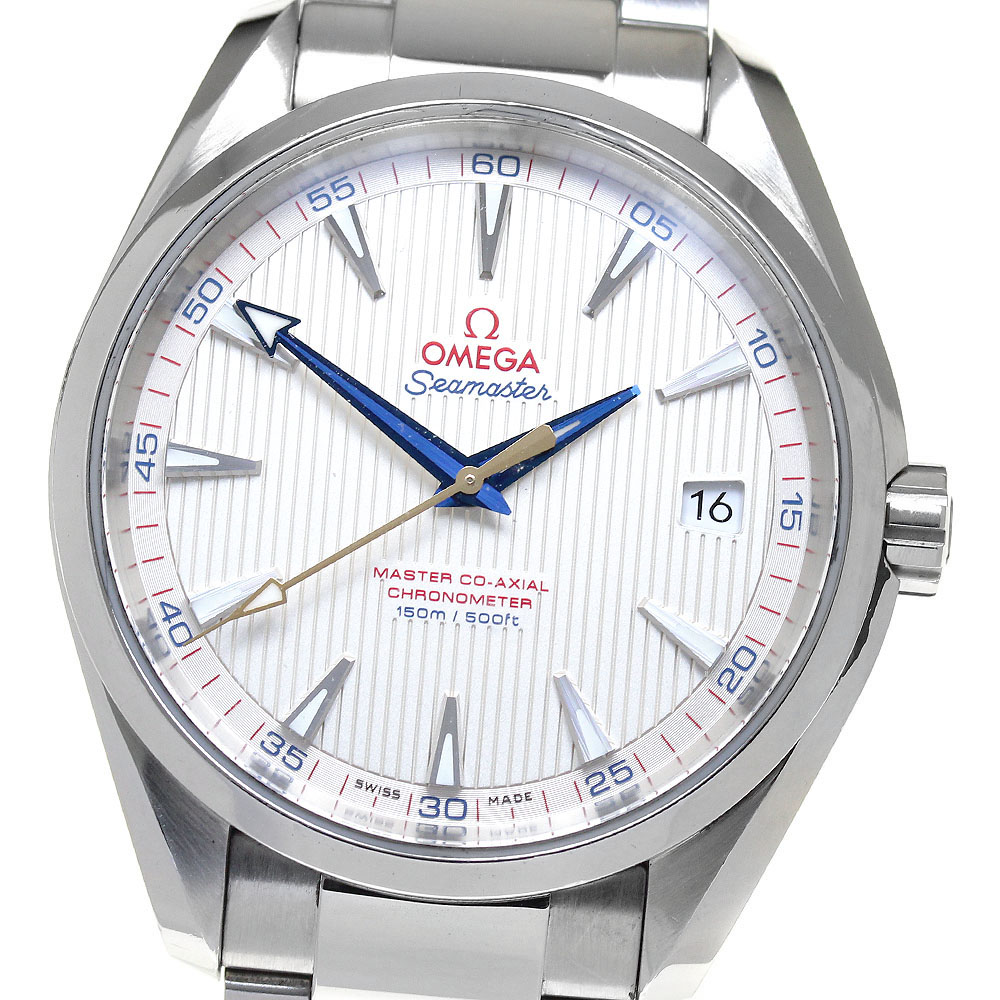オメガ OMEGA 231.10.42.21.02.004 シーマスター アクアテラ ゴルフ コーアクシャル 自動巻き メンズ 保証書付き_816169【中古】