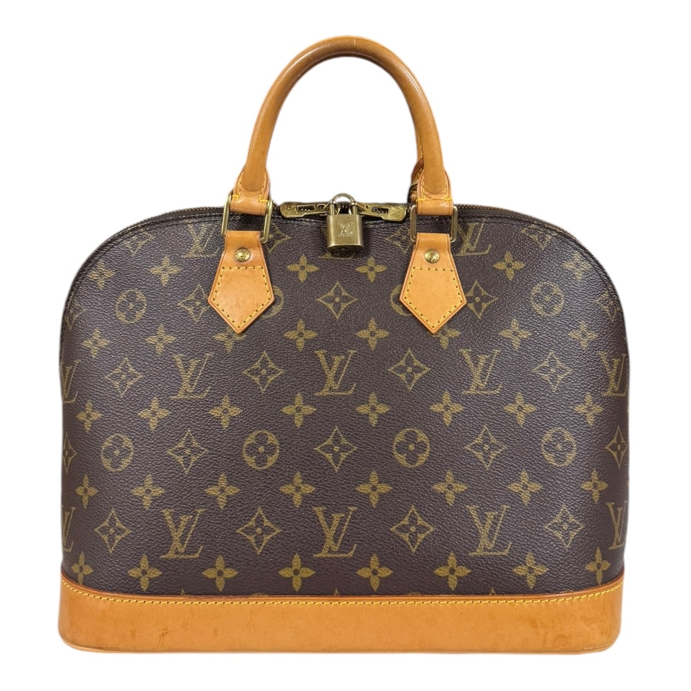ルイヴィトン アルマ モノグラム ハンドバッグ モノグラムキャンバス M51130 ブラウン LOUIS VUITTON 中古
